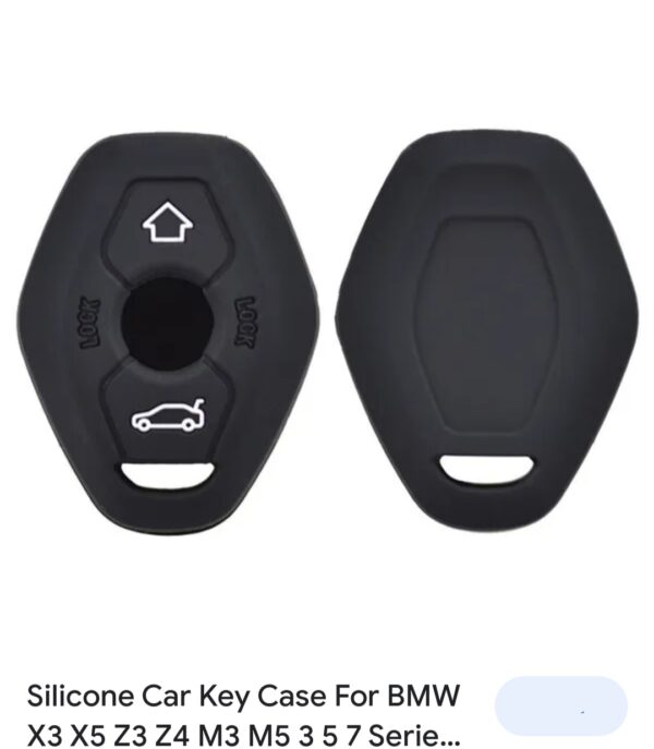 BMW CAS 2 button  series silicone key cover black juba kampala