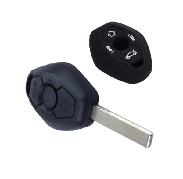 BMW CAS 2 button  series silicone key cover black juba kampala