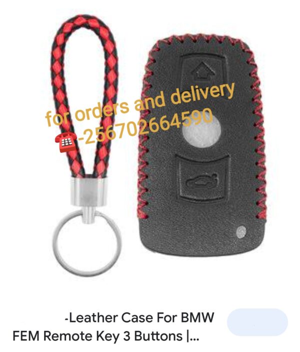 BMW CAS 3 button  series silicone key cover black