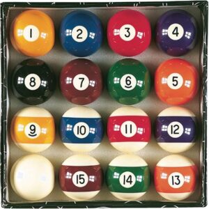 Pool table numbered Balls Complete Set of 16 Professional Balls