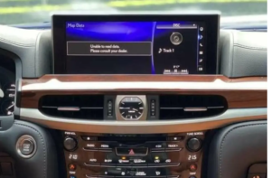 how to unlock Lexus LX 570 car with map SD card "unable to load program please contact your dealer