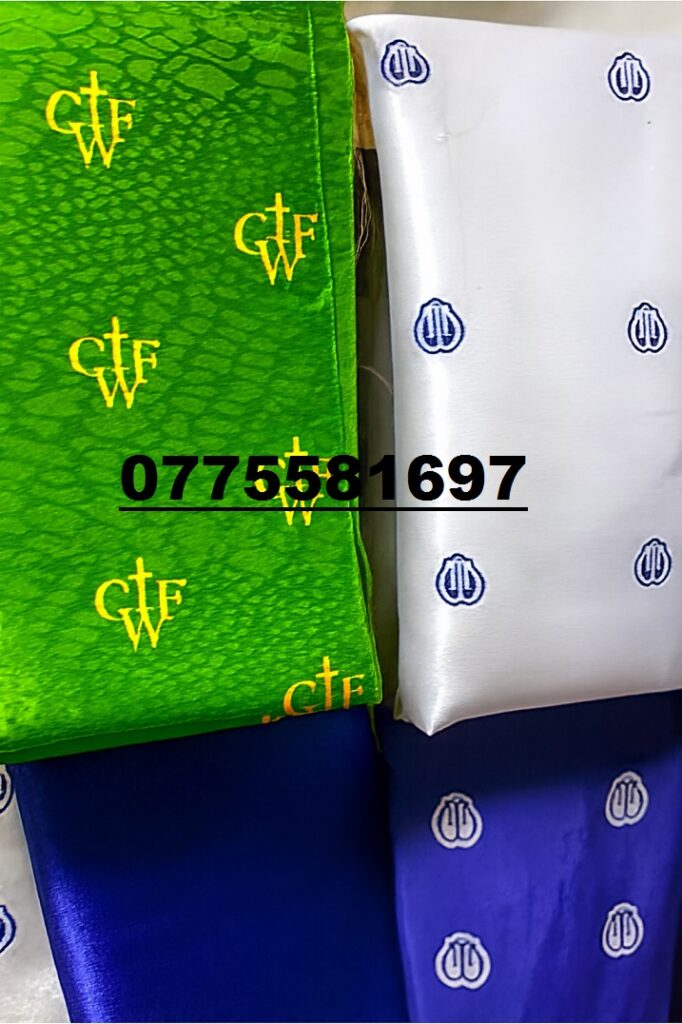 Where to buy Anglican COU mothers union material and Christian women fellowship(CWF) Uniform and Gomesi in Kampala Uganda